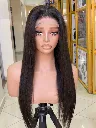 Aileen - 4x4 Lace Closure Straight 22"  Human Hair Wig