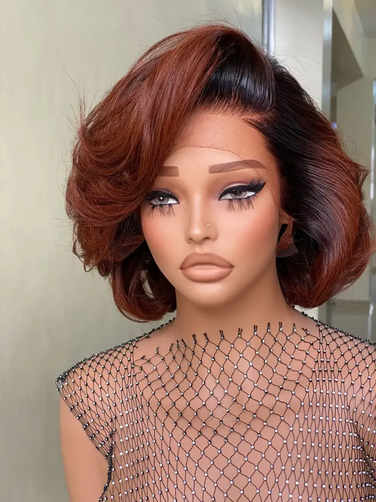 [Jalyn 13x4 Straight Ombre 8"] Jalyn - 13x4 Lace Straight Ombre 8" Human Hair Wig