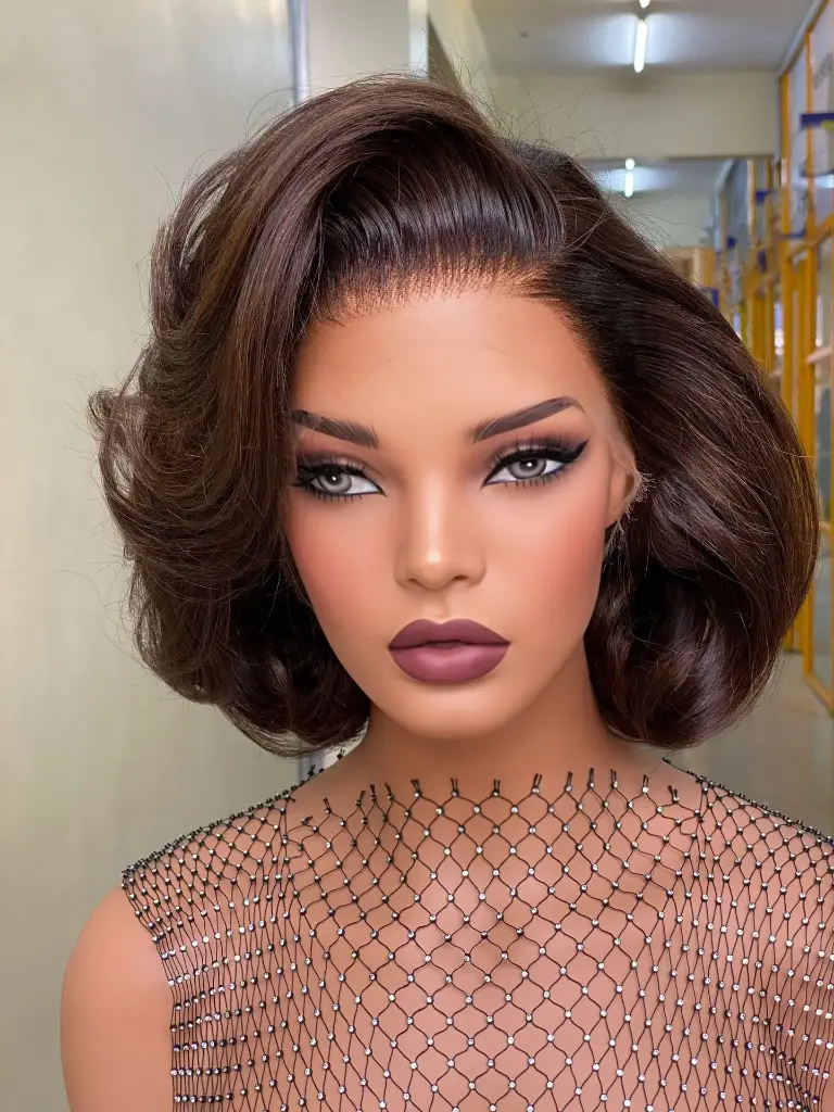 [Karina 13x4 Wavy 10"] Karina - 13x4 Lace Wavy 10" Human Hair Wig