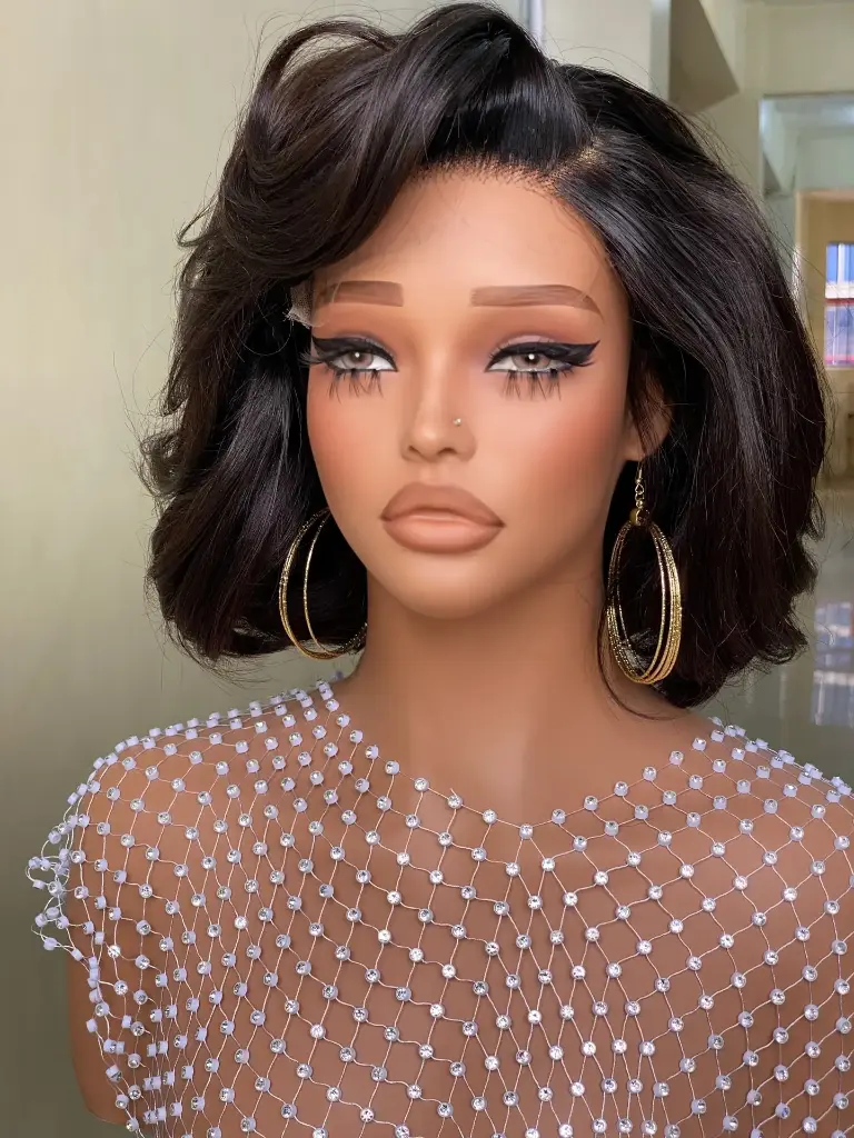 Kehlani - 5x5 Lace Closure 12" Human Hair Wig