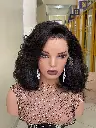 Keri - 13x4 Lace Frontal Kinky Wavy 12" Human Hair Wig