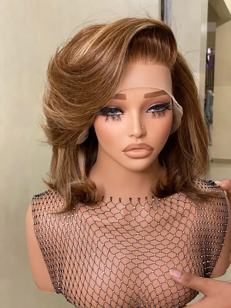 [Rowland] Rowland - 13x4 Lace Straight Brown 12" Human Hair Wig