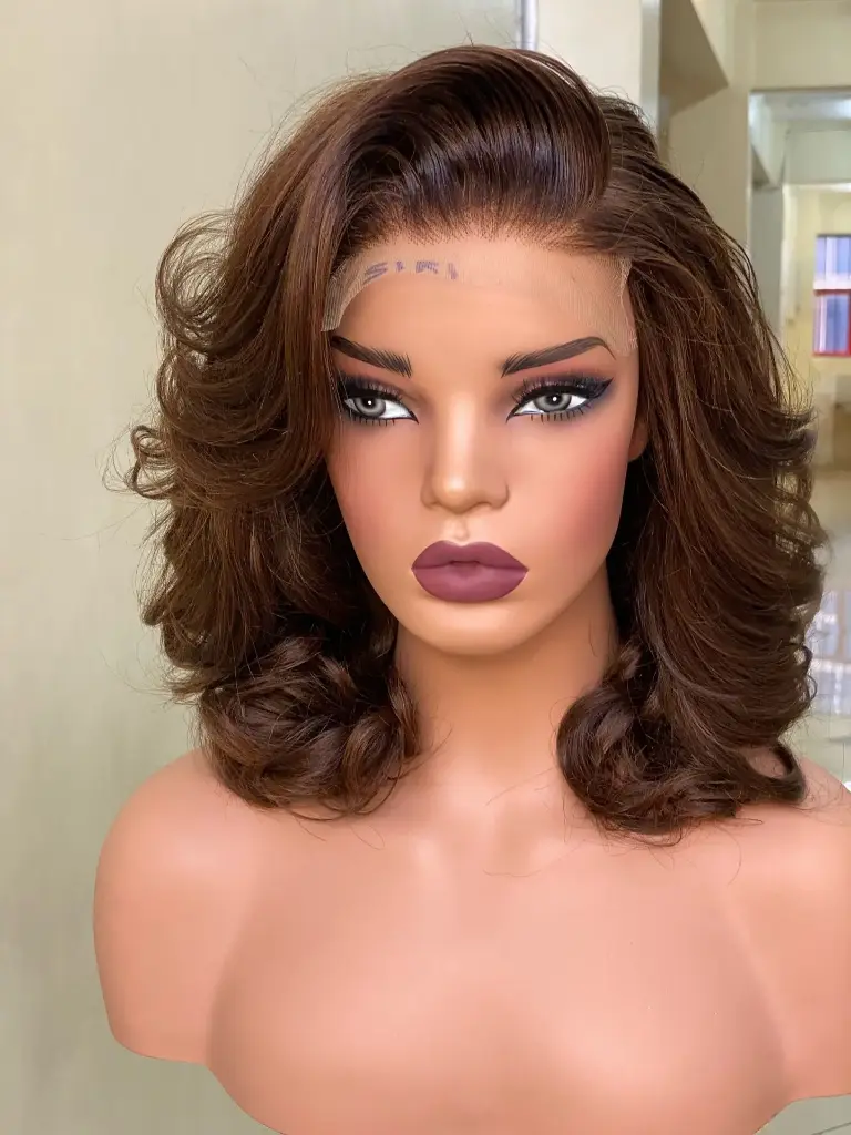 Siri - 5x5 Lace Closure Body Wave 14" Human Hair Wig