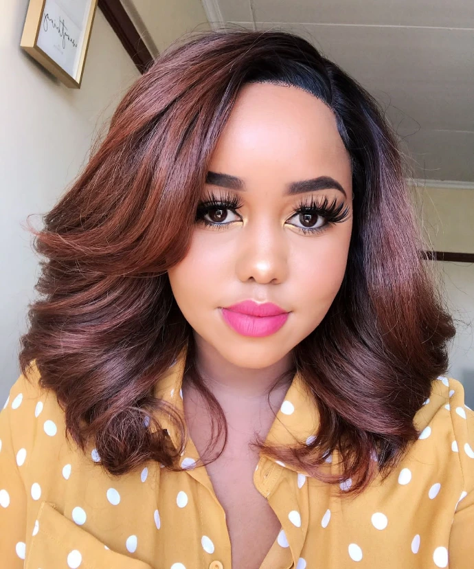 [Every 6 - Champagne] Ivy - HD Lace Front Wig (Champagne)