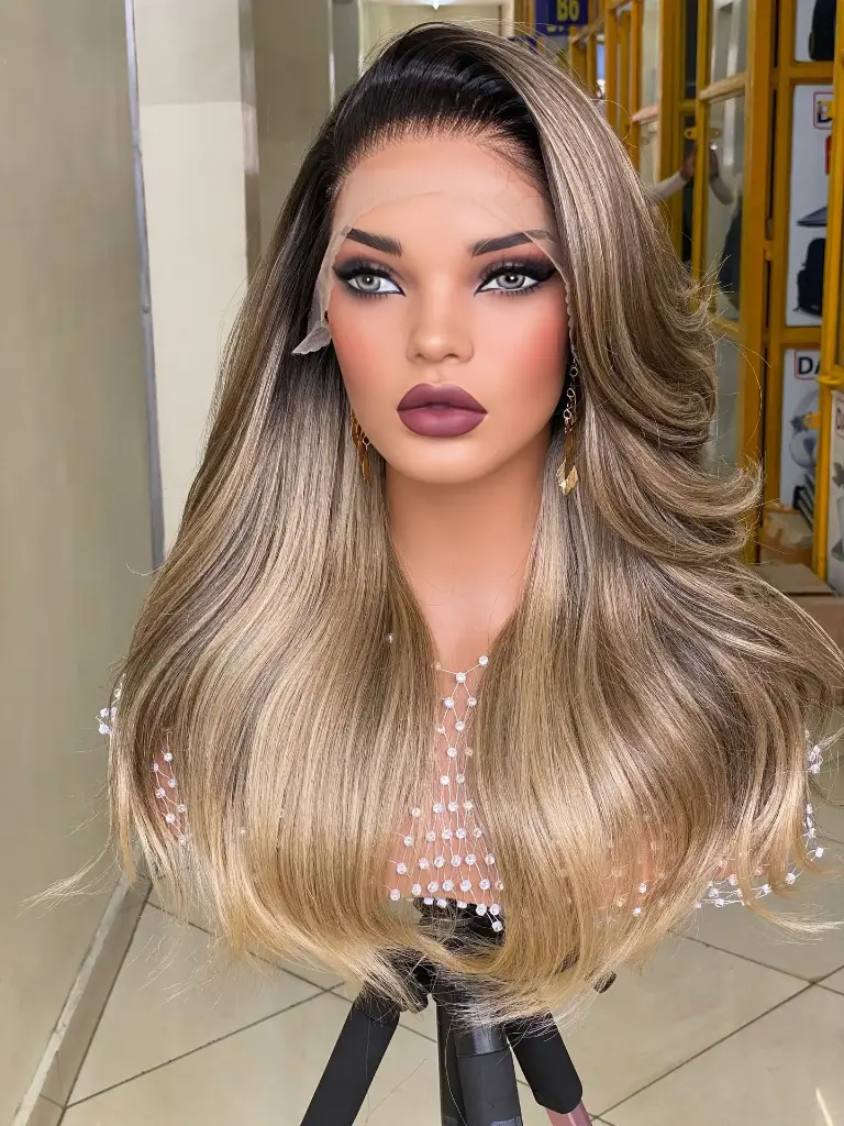 [Faris - Vanilla Cocoa] Ellaire - 13x6 HD Lace Frontal Wig (Vanilla Cocoa)