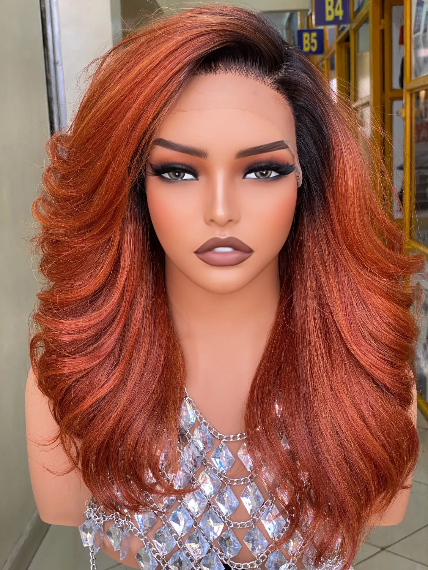 [Neesha 202 - Copper] Rosalinda - HD Lace Front Wig (Copper)