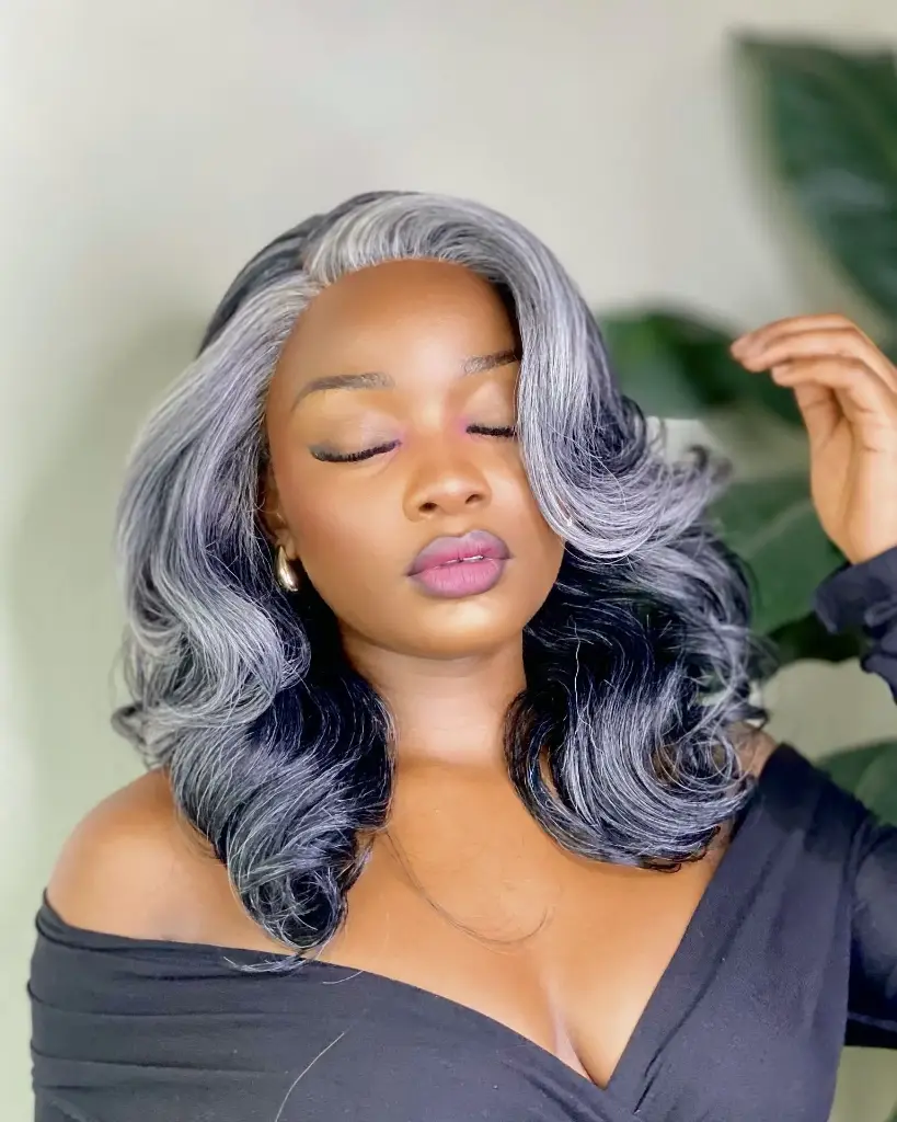 [Salt N Pepper Unit 2 - HL44] Sarika - HD Lace Front Wig (HL44)