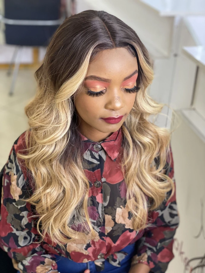 [Stevie - Champagne] Cece - Swiss Lace Front Wig (Champagne)