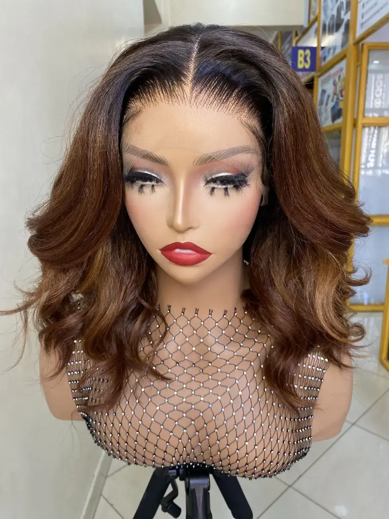 [Butta 8 - Mocha] Jimena - HD Lace Front Wig (Mocha)