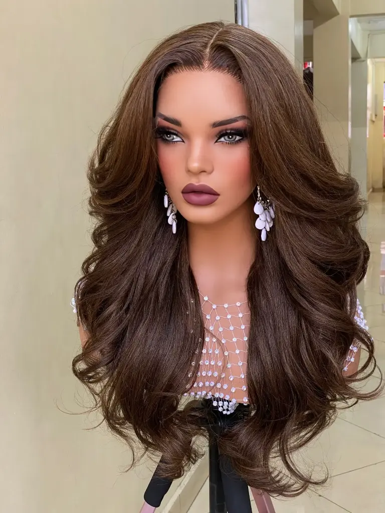 [Talha - 1B] Tiara - Pre-Plucked HD Lace Front Wig (1B)
