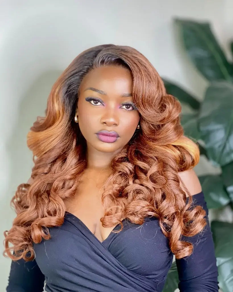 [Latisha - Auburn] Jaz - 13x6 HD Lace Frontal Wig (Auburn)